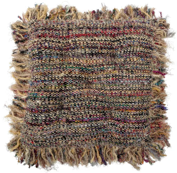 BLOOMINGVILLE Darko Cushion, Natural, Cotton W: 50cm, H: 10cm, L: 50cm
