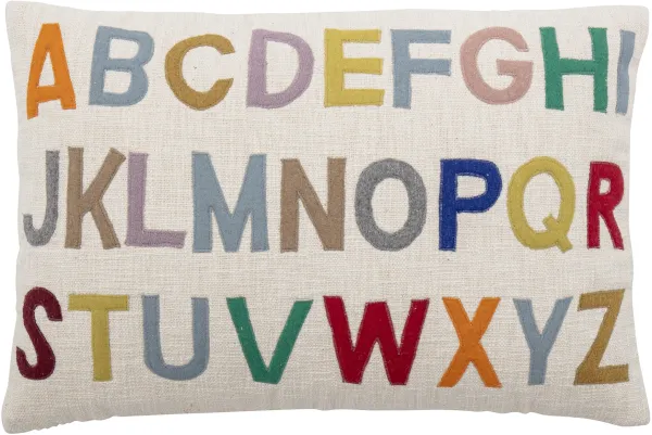 BLOOMINGVILLE MINI Lexi Cushion, Natural, Cotton, L60xW40 cm